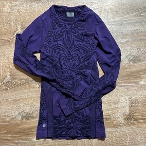 Athleta Purple Long Sleeve Tee